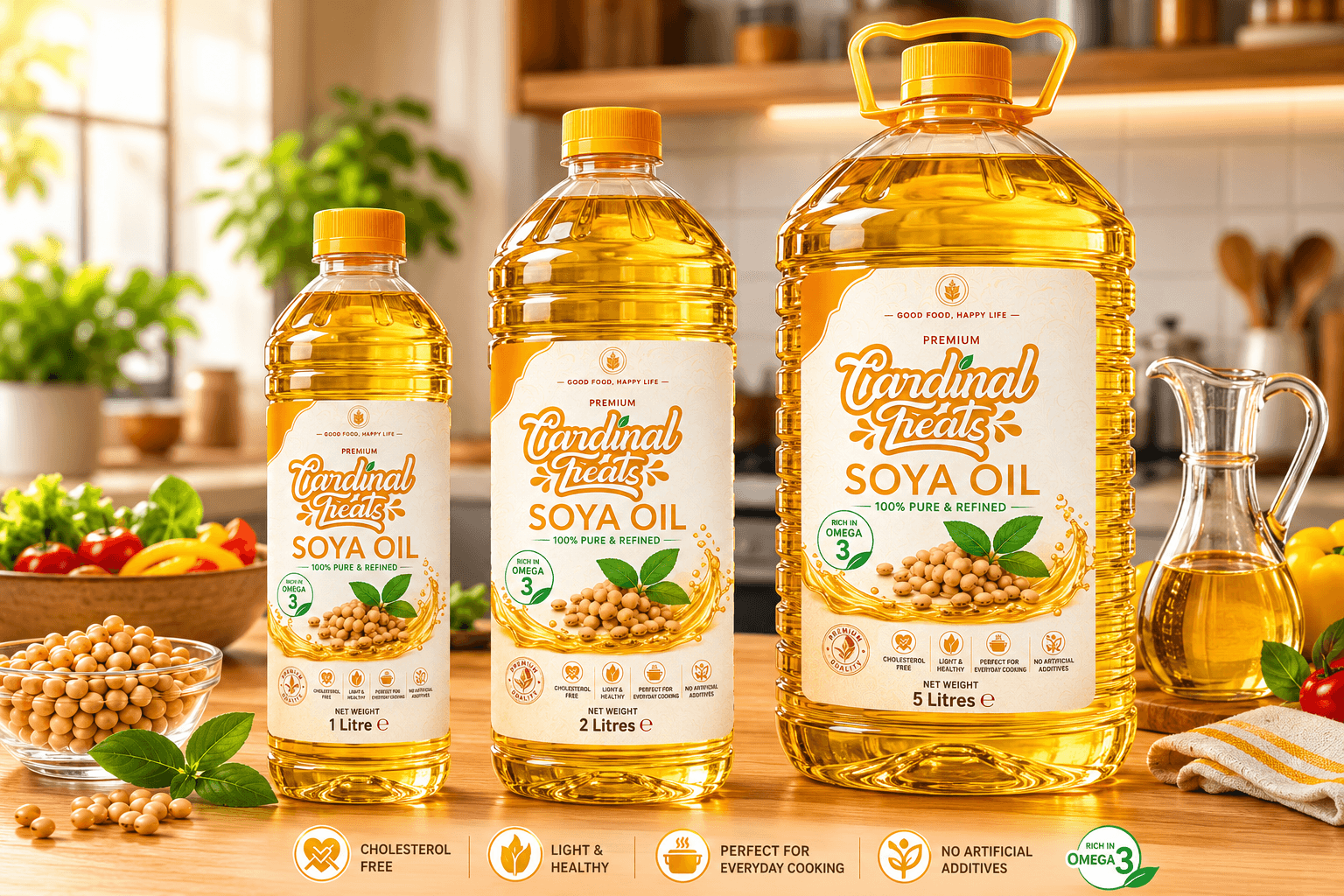 Cardinal Treats soya oil